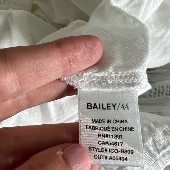 Bailey 44 Yarrow Off The Shoulder Top | White Size M - Picture 5 of 6